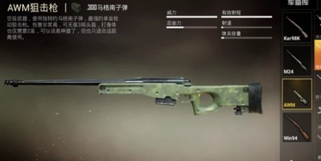 和平精英常用枪械介绍