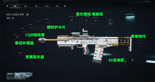 三角洲行动Ash-12怎么配