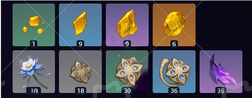 原神兹白突破需要哪些材料